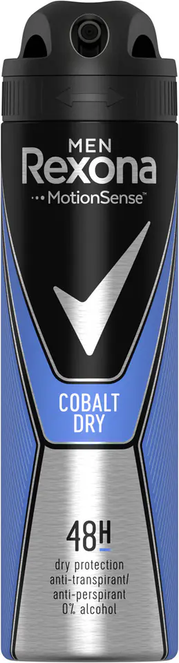 ⁨Rexona Men Cobalt Dry  Antitranspirant Spray 150 ml⁩ w sklepie Wasserman.eu