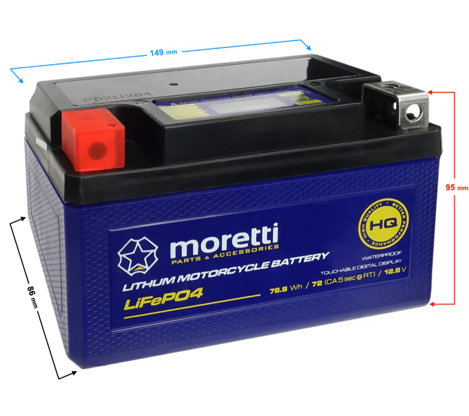⁨Akumulator Moretti MFPX7A litowo jonowy⁩ w sklepie Wasserman.eu