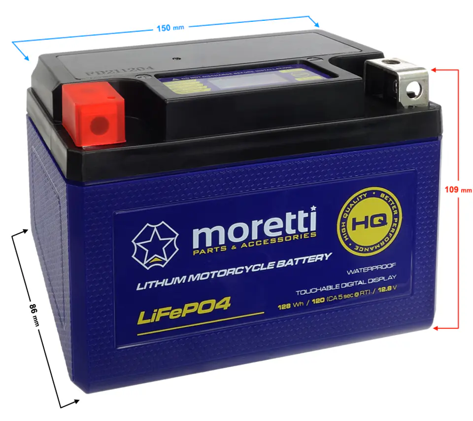 ⁨Akumulator Moretti MFPX9 litowo jonowy⁩ w sklepie Wasserman.eu