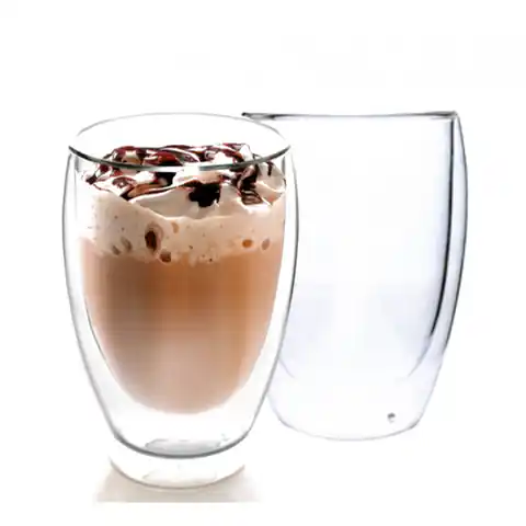 ⁨Thermische Kaffee-Latte-Gläser 350ml 2er-Set SZK01ZESTAW2⁩ im Wasserman.eu