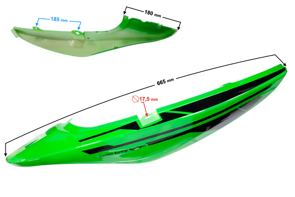 ⁨Obudowa tył prawa zielona Sprint 2⁩ w sklepie Wasserman.eu
