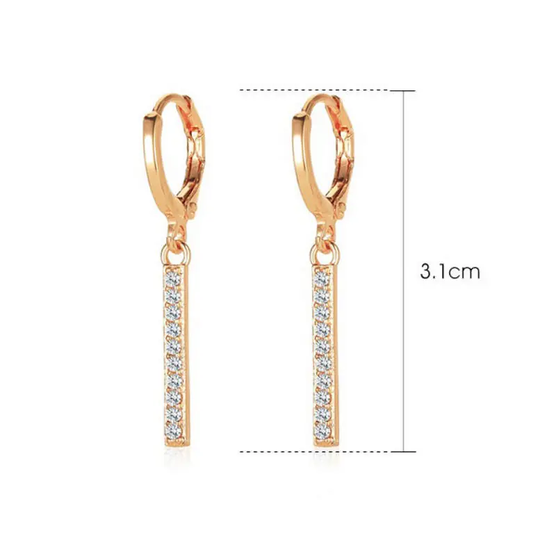 ⁨HANGING EARRINGS CRYSTAL CLASP ENGLISH K1508⁩ at Wasserman.eu