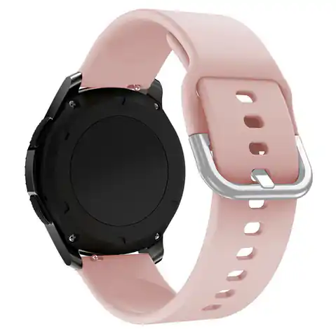 ⁨Silicone Strap TYS opaska do smartwatcha zegarka uniwersalna 22mm różowy⁩ w sklepie Wasserman.eu