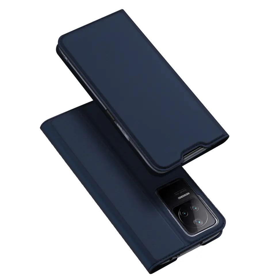 ⁨Dux Ducis Skin Pro kabura etui pokrowiec z klapką Xiaomi Poco F4 5G niebieski⁩ w sklepie Wasserman.eu
