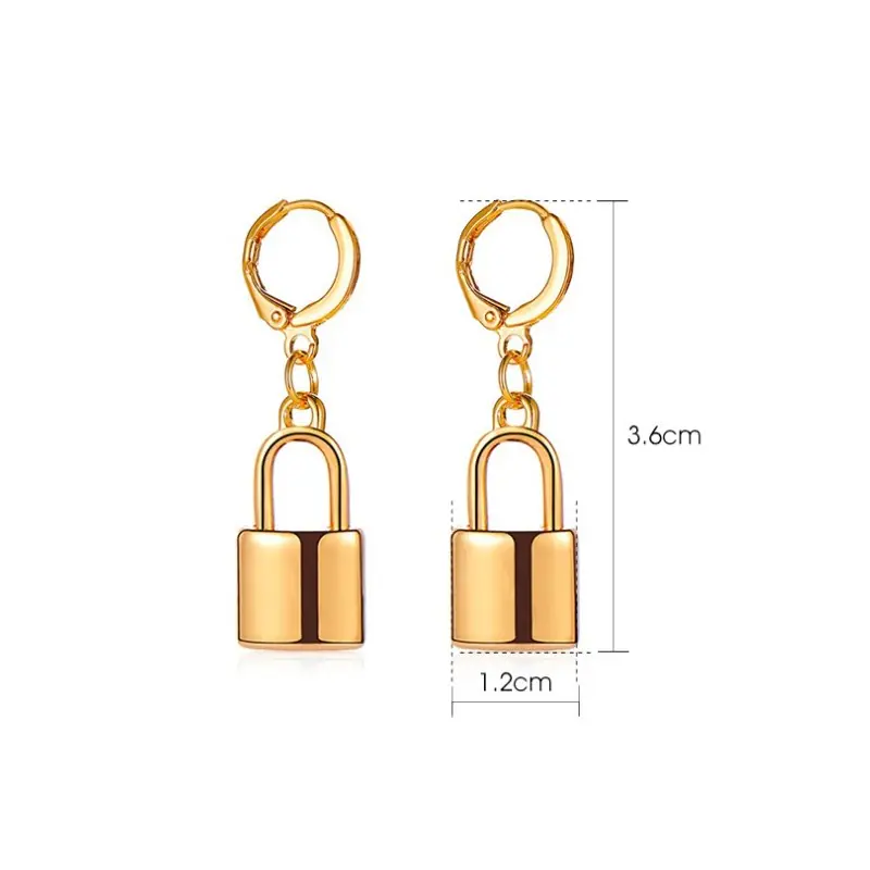 ⁨GOLD EARRINGS K1507Z ENGLISH CLASP⁩ at Wasserman.eu