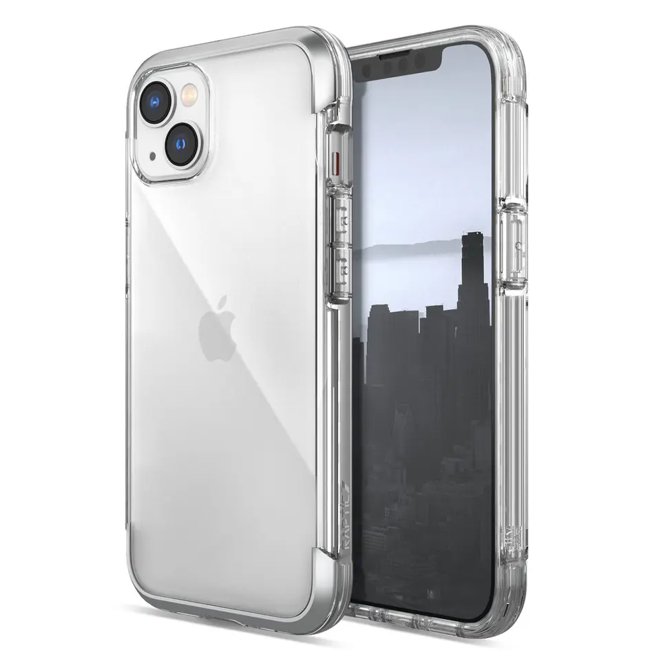 ⁨Raptic X-Doria Air Case etui iPhone 14 Plus pancerny pokrowiec srebrny⁩ w sklepie Wasserman.eu