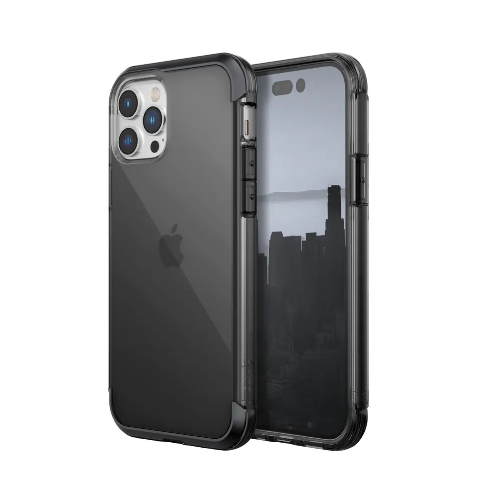 ⁨Raptic X-Doria Air Case etui iPhone 14 Pro Max pancerny pokrowiec czarny⁩ w sklepie Wasserman.eu