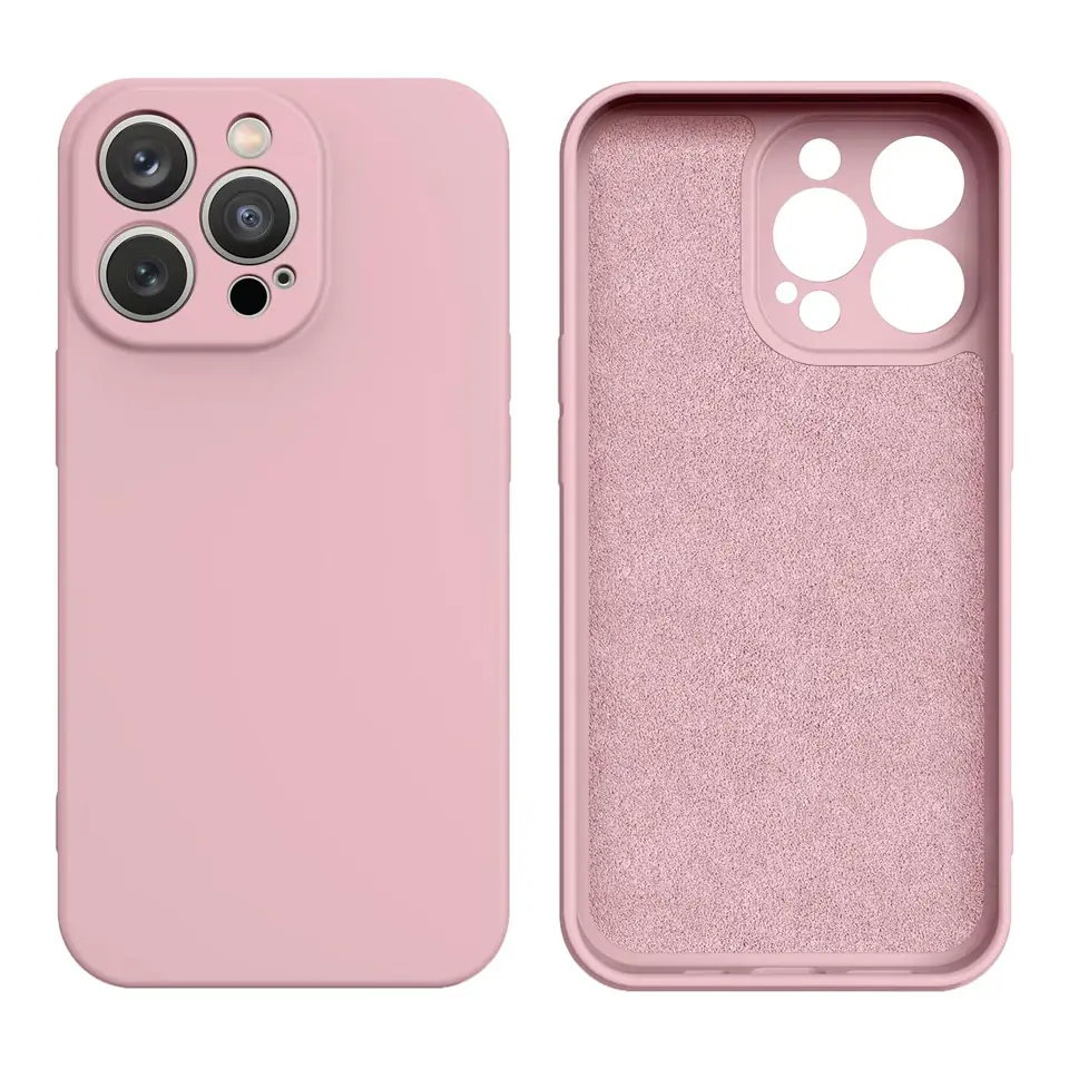 ⁨Silicone case etui iPhone 14 Plus silikonowy pokrowiec różowe⁩ w sklepie Wasserman.eu