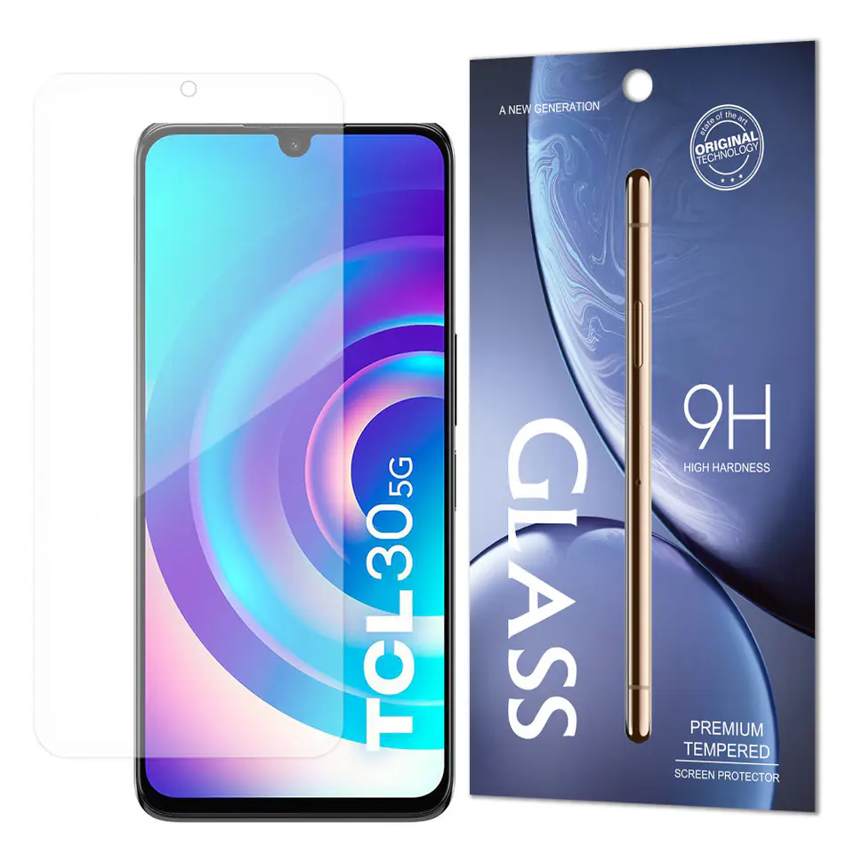 ⁨Tempered Glass szkło hartowane 9H TCL 30 5G (opakowanie – koperta)⁩ w sklepie Wasserman.eu
