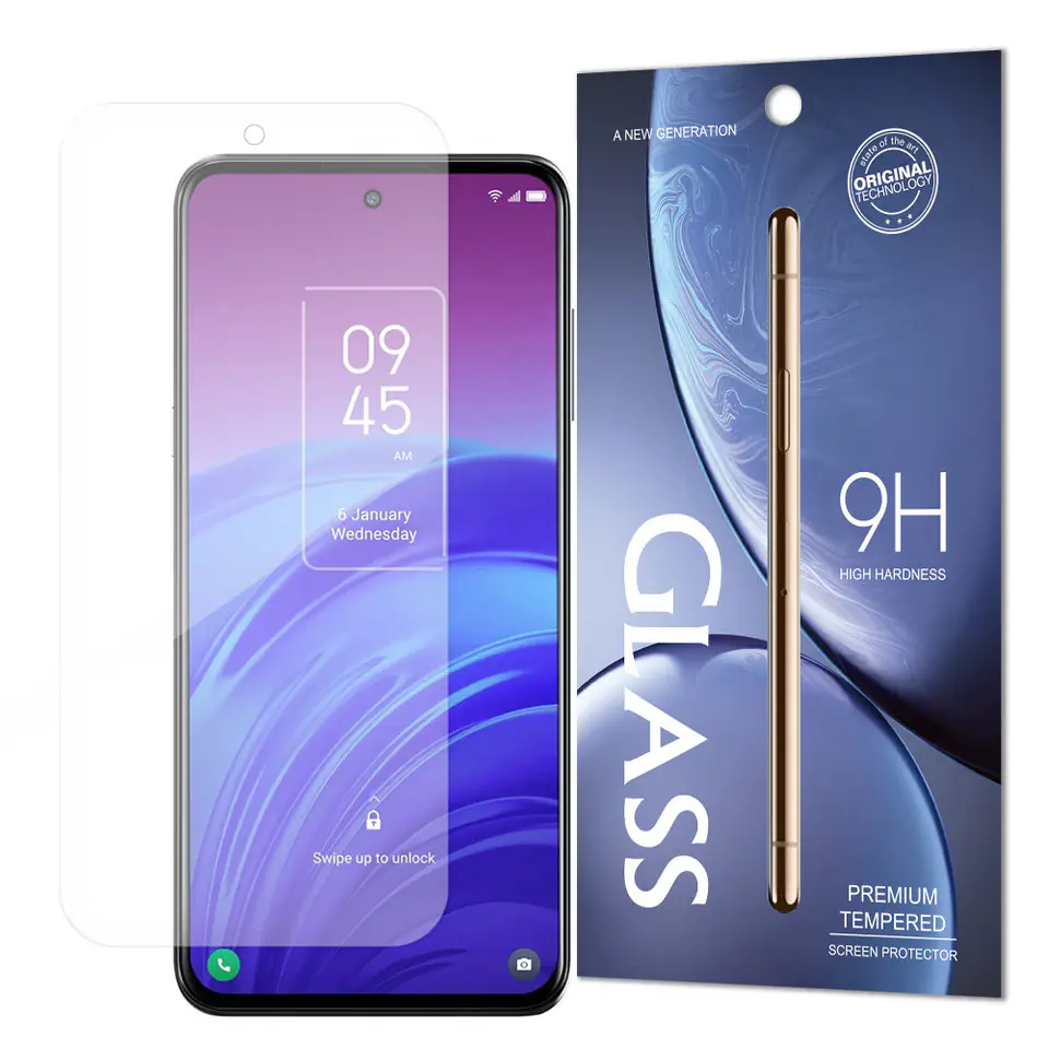 ⁨Tempered Glass szkło hartowane 9H TCL 20L (opakowanie – koperta)⁩ w sklepie Wasserman.eu