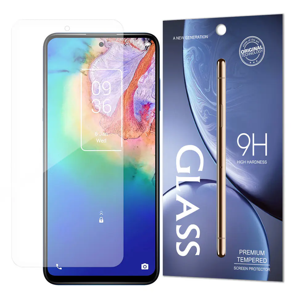 ⁨Tempered Glass szkło hartowane 9H TCL 20 5G (opakowanie – koperta)⁩ w sklepie Wasserman.eu