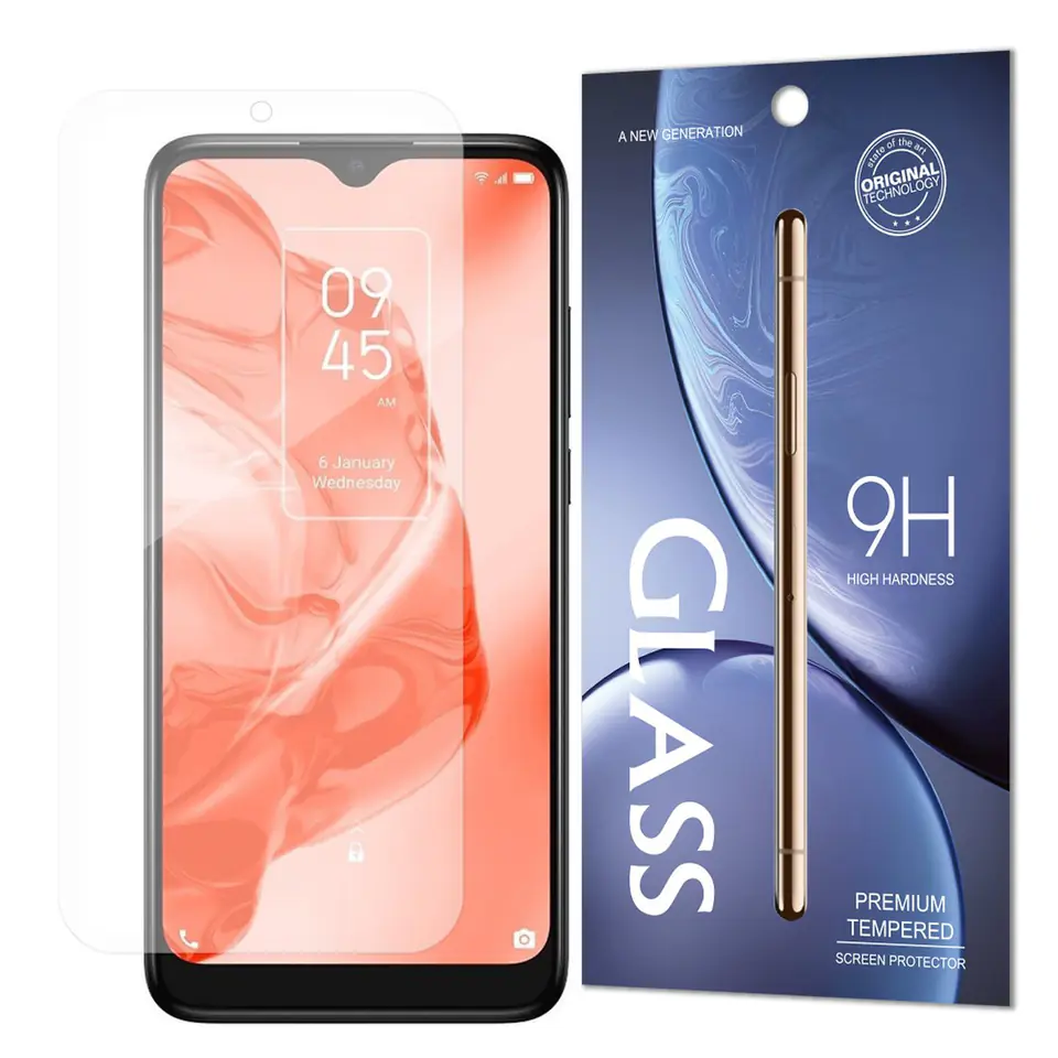 ⁨Tempered Glass szkło hartowane 9H TCL 205 (opakowanie – koperta)⁩ w sklepie Wasserman.eu