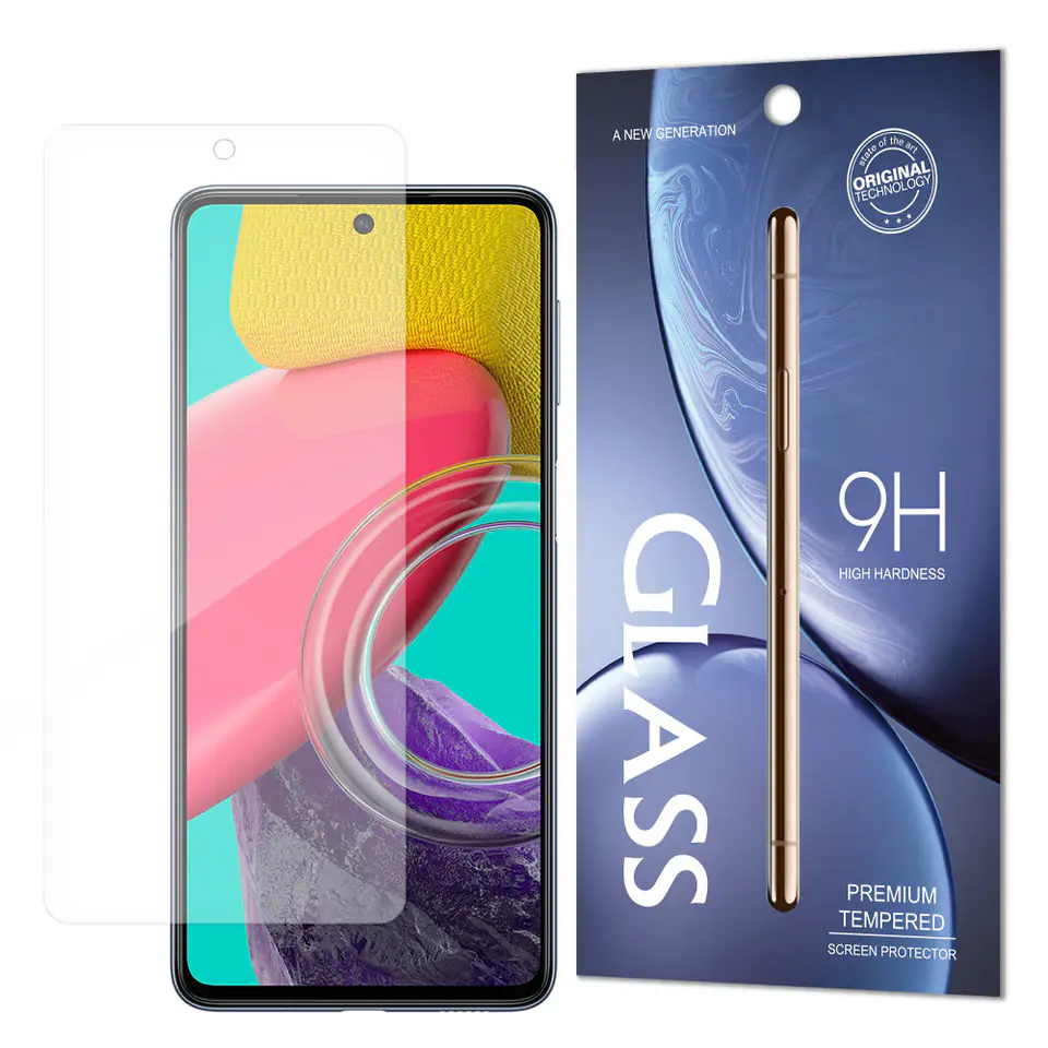 ⁨Tempered Glass szkło hartowane 9H Samsung Galaxy M53 5G (opakowanie – koperta)⁩ w sklepie Wasserman.eu