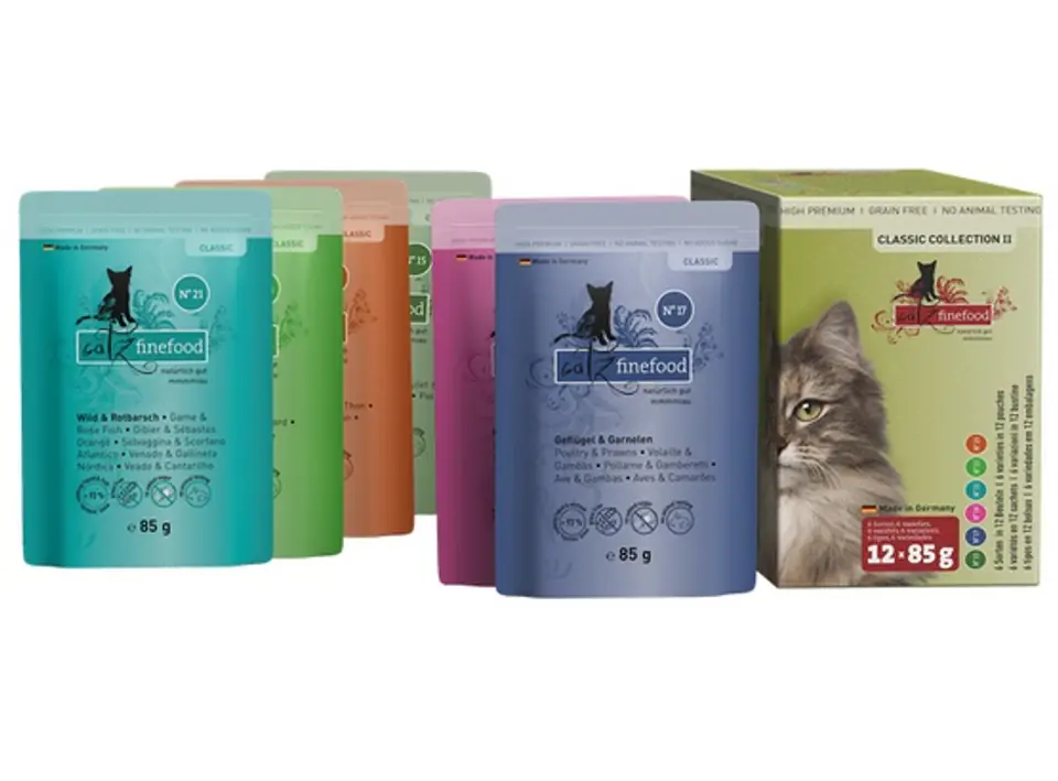 ⁨Catz Finefood Classic Collection II saszetki multipack N.15-25 12x85g⁩ w sklepie Wasserman.eu