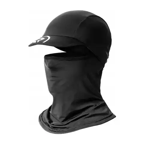 ⁨Kominarka rowerowa, maska na twarz z daszkiem Rockbros LF7357 (czarna)⁩ w sklepie Wasserman.eu
