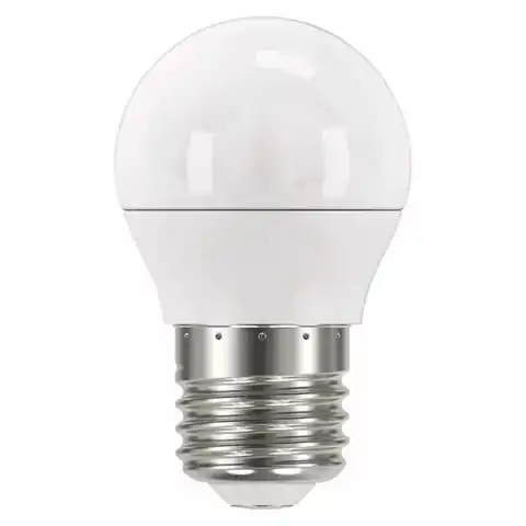 ⁨LED żarówka EMOS Lighting E27, 220-240V, 5W, 470lm, 2700k, ciepła biel, 30000h, Mini Globe 74x45x45mm⁩ w sklepie Wasserman.eu