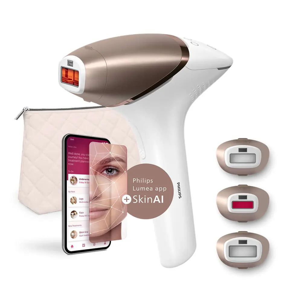 ⁨Philips BRI973/00 light hair remover Intense pulsed light (IPL) Rose gold, White⁩ at Wasserman.eu