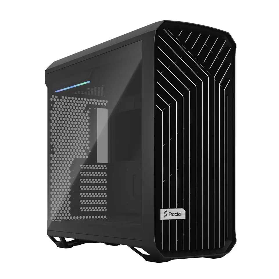 Case Torrent Black TG Light Tint 5xFan ATX at Wasserman.eu