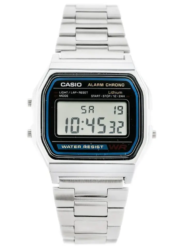 ⁨ZEGAREK MĘSKI CASIO A158WA-1A (zd093a) - KLASYKA⁩ w sklepie Wasserman.eu