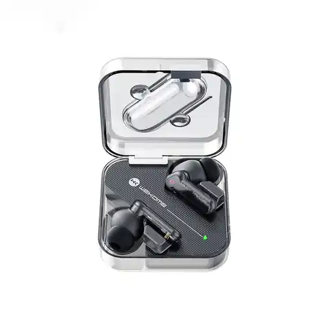 ⁨WEKOME V51 Vanguard Series - Bezprzewodowe słuchawki Bluetooth V5.1 TWS z etui ładującym (Czarny)⁩ w sklepie Wasserman.eu