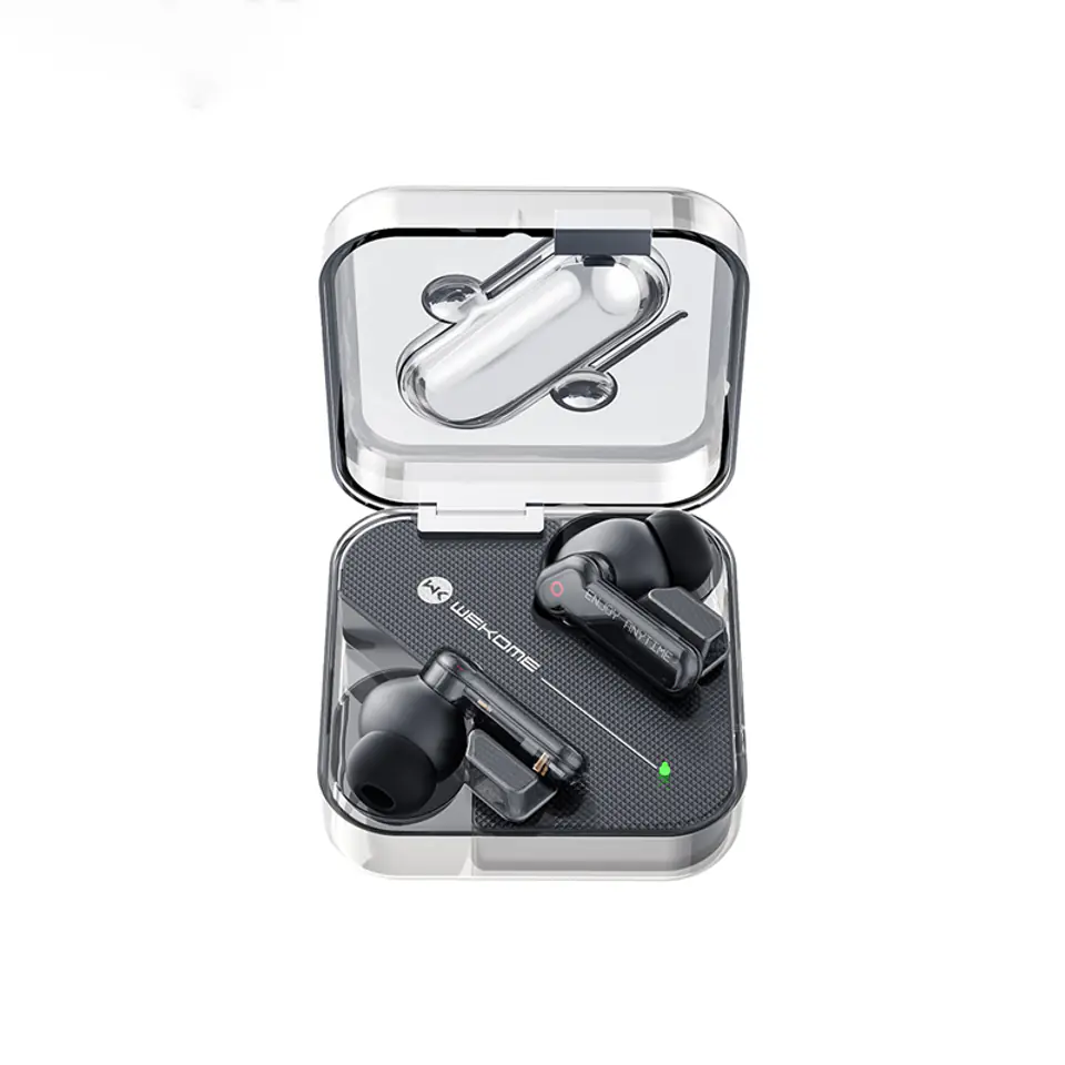 ⁨WEKOME V51 Vanguard Series - Bezprzewodowe słuchawki Bluetooth V5.1 TWS z etui ładującym (Czarny)⁩ w sklepie Wasserman.eu