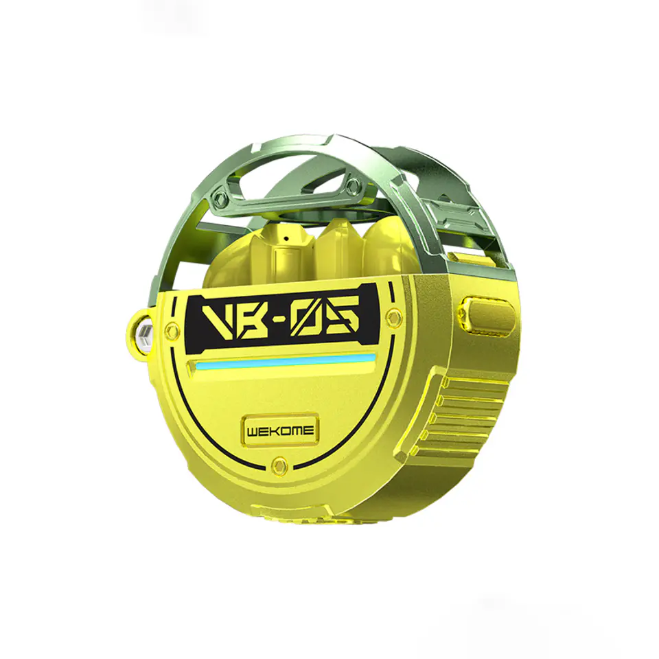 ⁨WEKOME VB05 Vanguard Series - Bezprzewodowe słuchawki Bluetooth V5.3 TWS z etui ładującym (Zielony)⁩ w sklepie Wasserman.eu