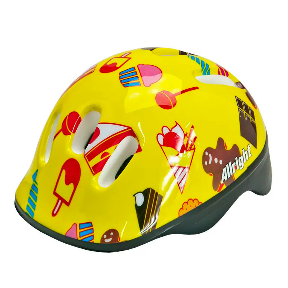 ⁨KASK ROWEROWY ALLRIGHT KIDS YELLOW MV6-2⁩ w sklepie Wasserman.eu