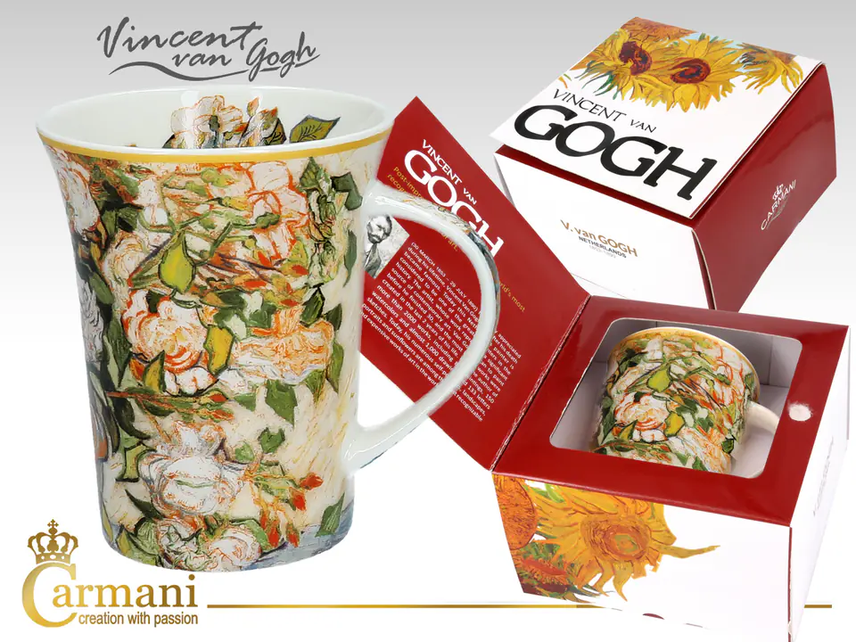 Kubek - Van Gogh. Roses (CARMANI) w sklepie Wasserman.eu