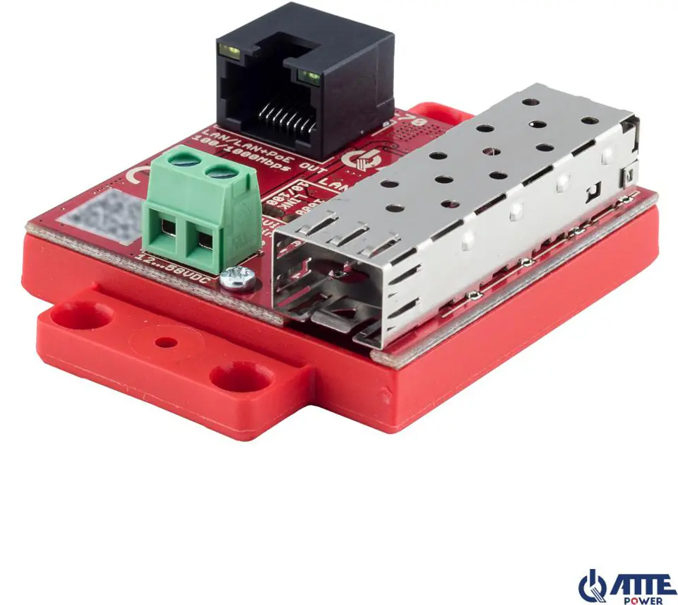 ⁨Gigabitowy media konwerter Ethernet ATTE xFIBER-2-70 (PoE OUT)⁩ at Wasserman.eu