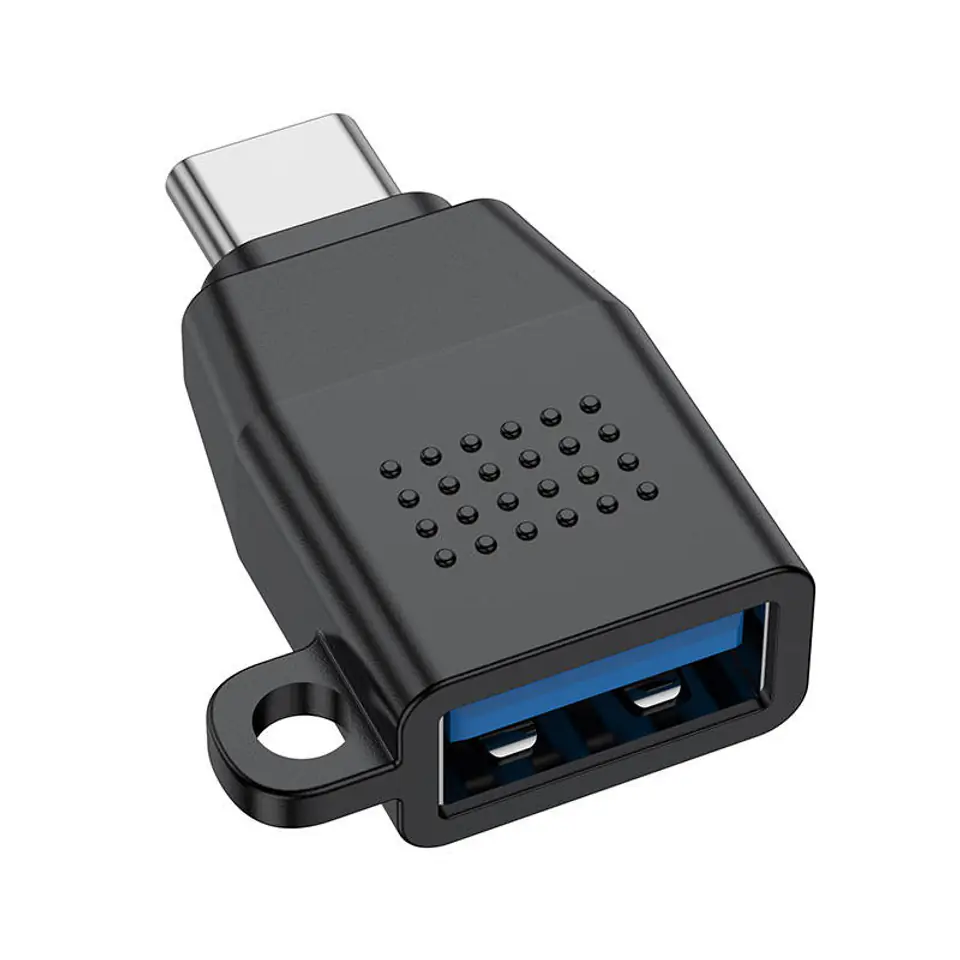 ⁨Adapter USB 3.0 do USB-C OTG Budi (czarny)⁩ w sklepie Wasserman.eu