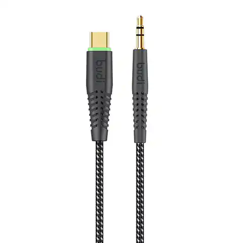 ⁨Kabel USB-C do AUX Budi 1.2m⁩ w sklepie Wasserman.eu