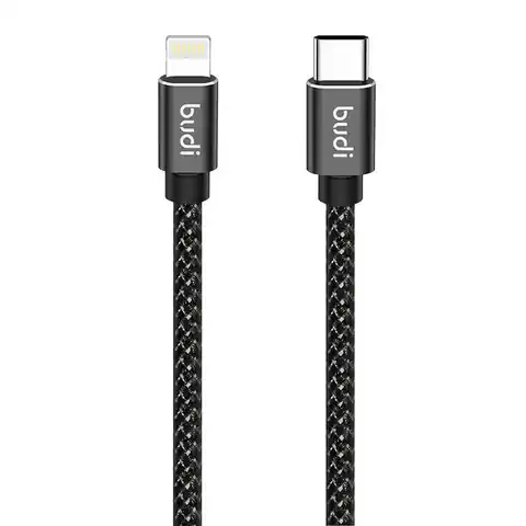 ⁨Kabel USB-C do Lightning Budi, 20W, 1m⁩ w sklepie Wasserman.eu