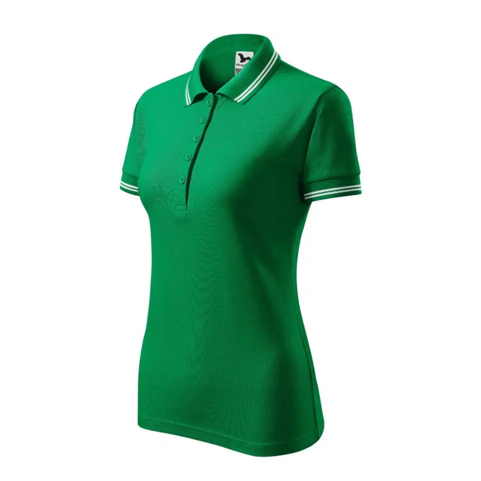 ⁨Koszulka polo Malfini Urban W (kolor Zielony, rozmiar 2XL)⁩ w sklepie Wasserman.eu