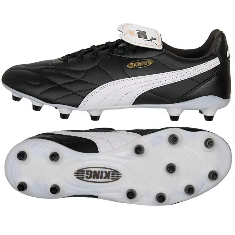 ⁨Buty piłkarskie Puma King Top FG/AG M 107348 (kolor Czarny, rozmiar 43)⁩ w sklepie Wasserman.eu