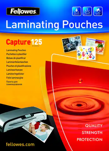 ⁨Fellowes ImageLast A4 125 Micron Laminating Pouch - 100 pack⁩ at Wasserman.eu