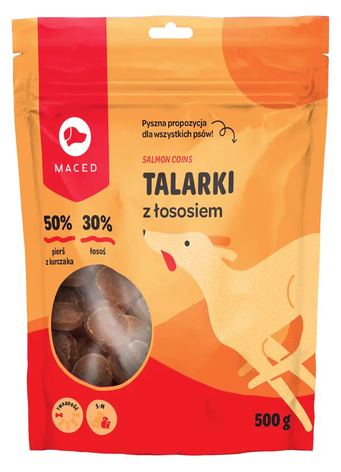 ⁨MACED Salmon chips - Dog treat - 500g⁩ at Wasserman.eu