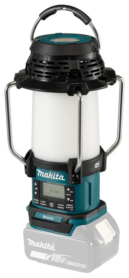 ⁨Lampa turystyczna z radiem DMR056 MAKITA⁩ at Wasserman.eu