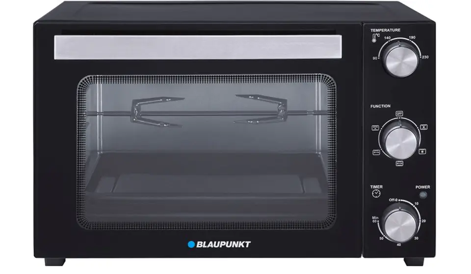 ⁨Blaupunkt EOM601 oven Black, Stainless steel⁩ at Wasserman.eu