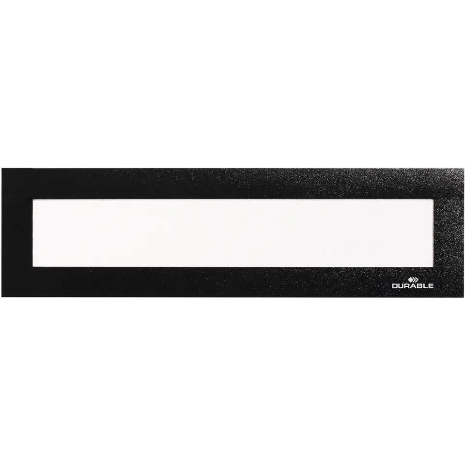 ⁨Ramka magnetyczne nagłówkowa do A4 i A5 czarna (5szt.) 210x40mm DURAFRAME 498601 DURABLE⁩ w sklepie Wasserman.eu