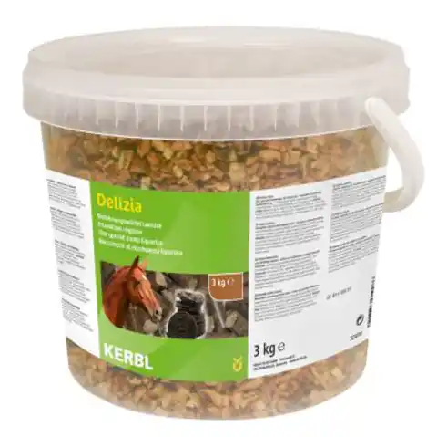 ⁨KERBL Smakołyki dla konia Delizia Classic, lukrecja 3kg [05-9170]⁩ w sklepie Wasserman.eu