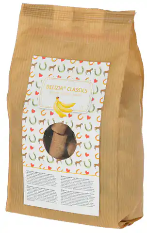 ⁨KERBL Smakołyki dla konia Delizia Classic, banan 1kg [05-9160]⁩ w sklepie Wasserman.eu