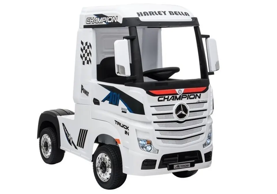 Auto na Akumulator Mercedes Actros Biały w sklepie Wasserman.eu