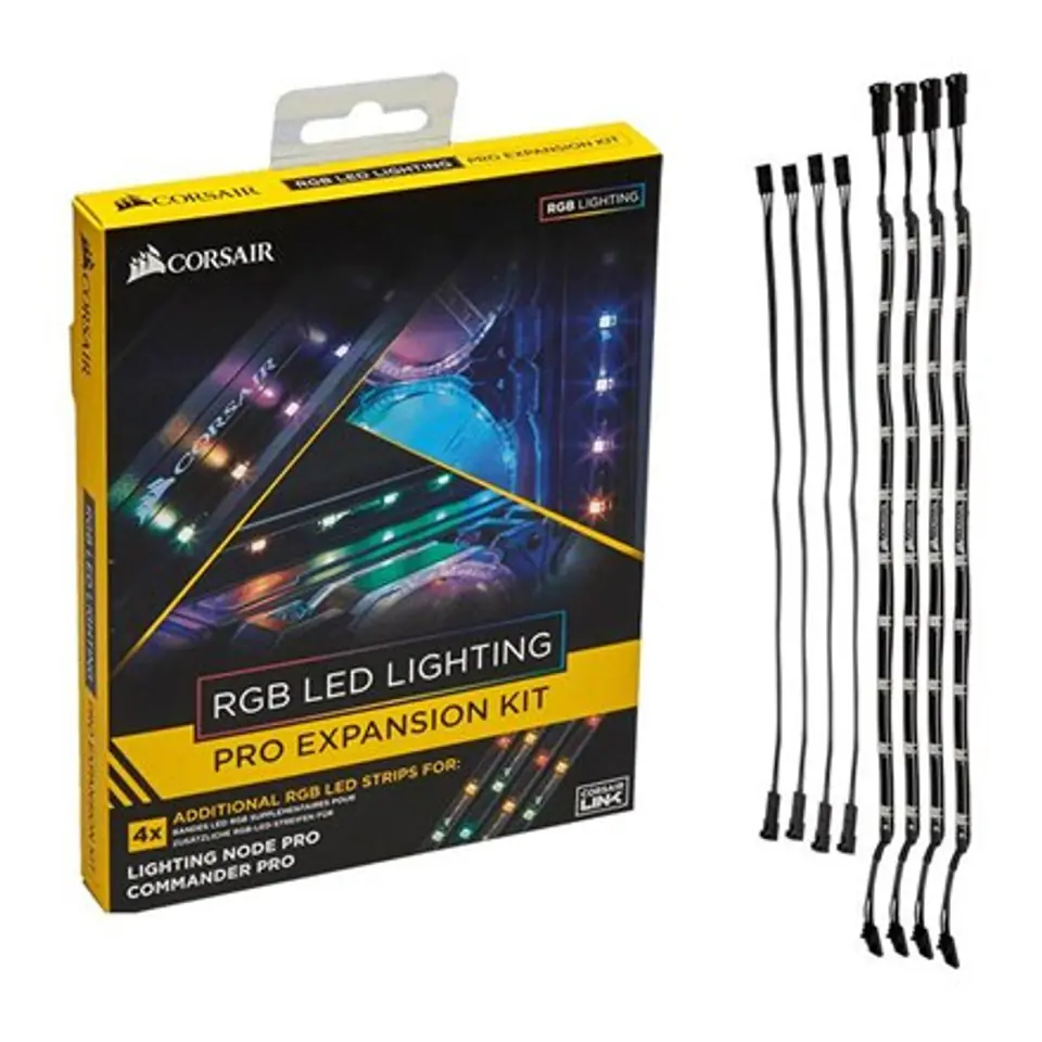 ⁨Corsair RGB LED Lighting PRO Expansion Kit CL-8930002 41 cm⁩ w sklepie Wasserman.eu