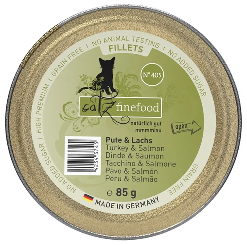 Catz Finefood Filety N.405 Indyk/Łosoś tacka 85g w sklepie Wasserman.eu