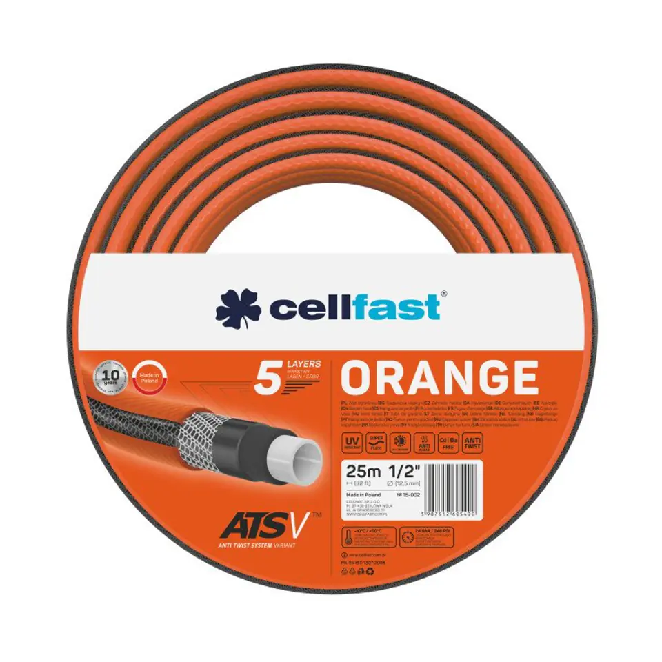 ⁨Cellfast 1/2" 25 m garden hose⁩ at Wasserman.eu