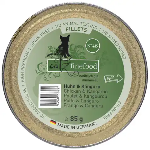 ⁨Catz Finefood Filety N.415 Kurczak/Kangur tacka 85g⁩ w sklepie Wasserman.eu