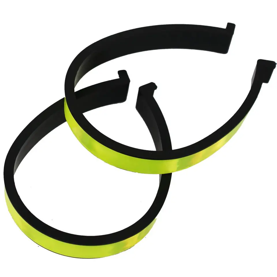 ⁨OPASKA ODBLASKOWA OSTRZEGAWCZA NA BUTY I NOGAWKI 2SZT XQMAX⁩ w sklepie Wasserman.eu