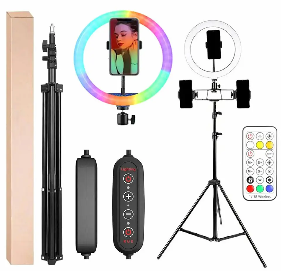 ZD67D Lampa pierścieniowa do selfie led 210cm w sklepie Wasserman.eu