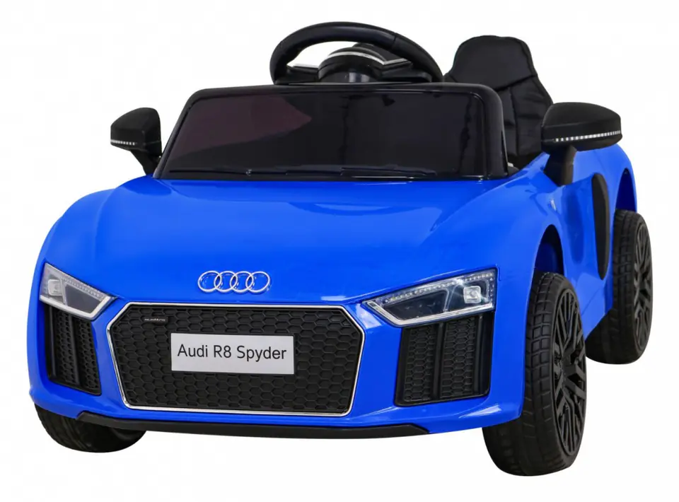 Audi R8 na akumulator dla dzieci Niebieski + Pilot + EVA + Wolny Start + MP3 LED w sklepie Wasserman.eu