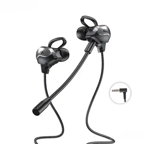⁨WEKOME ET-Y30 ET Series - Słuchawki przewodowe dla graczy jack 3.5mm (Czarny)⁩ w sklepie Wasserman.eu